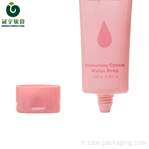 Tube en plastique cosmétique de 100 ml pour emballage de lavage du visage